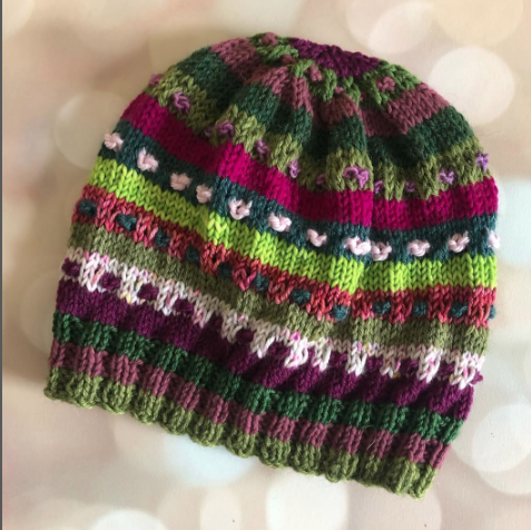 Scrappy Stripey Hat